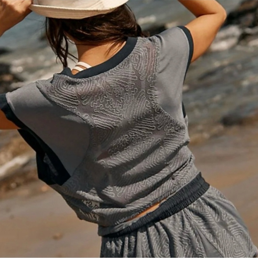 Free people movement cover shirt lace flowy boho Lagenlook